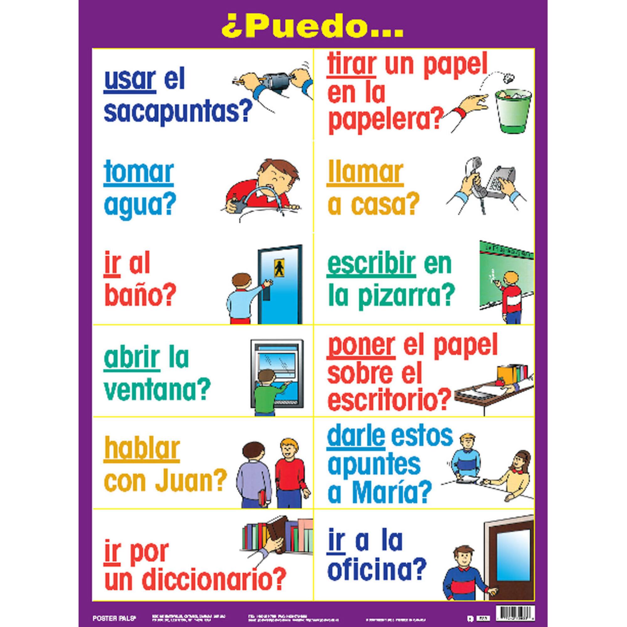 Poster Pals® Spanish Essential Classroom Posters